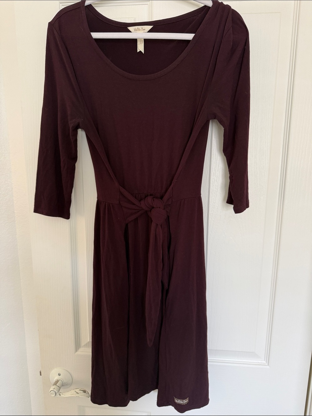Matilda Jane Class Reunion Dress Burgundy size L EUC